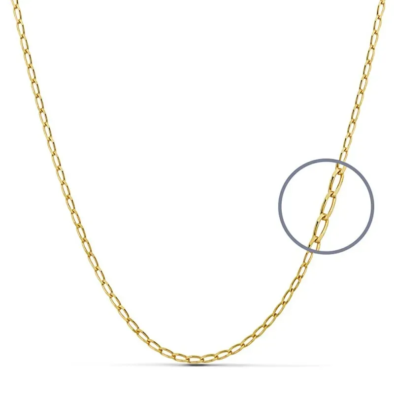Cadena oro 9k bilbao 45cm. 1.5mm. 1.85gr. [AB2450]