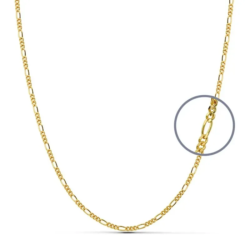 Cadena oro 9k cartier 50cm. 1.5mm. 2.5gr. [AB2476]