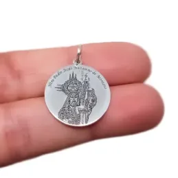 Jesús Nazareno de Montoro Medalla en Plata de Ley 925m 20 mm. maciza