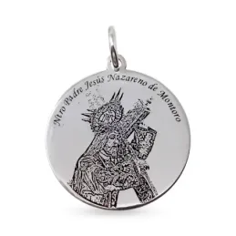 Jesús Nazareno Montoro Medalla Plata Ley 925m 20mm. imagen lateral. G