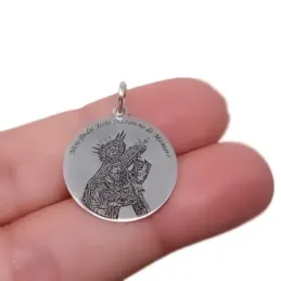 Jesús Nazareno Montoro Medalla Plata Ley 925m 20mm. imagen lateral. G