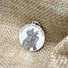 Jesús Nazareno Montoro Medalla Plata Ley 925m 20mm. imagen lateral. G