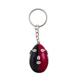 Cabeza de Elegua Llavero metálilco de 5 cm. y 3 cm. de ancho represen