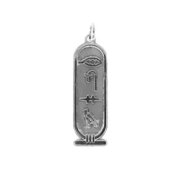 Colgante plata Ley 925m cartucho egipcio 29 mm. grabación egipcia per