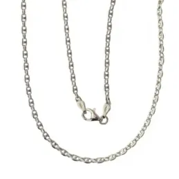 Cadena plata Ley 925m 60cm. modelo calabrote [AC0969]