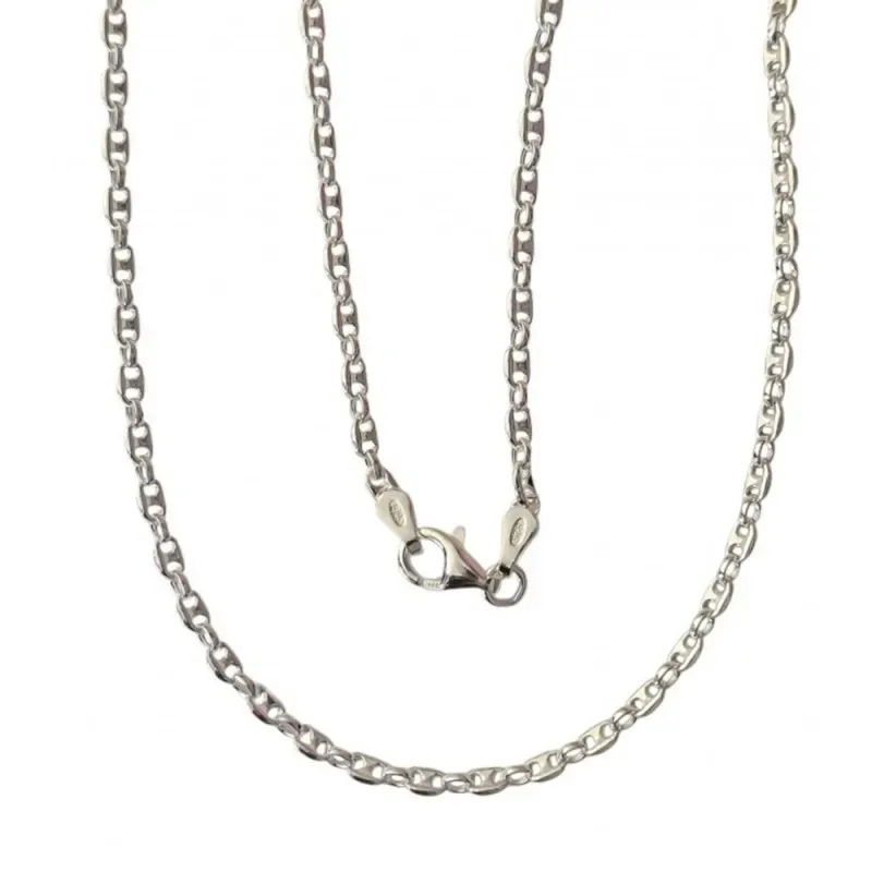 Cadena plata Ley 925m 60cm. modelo calabrote [AC0969]
