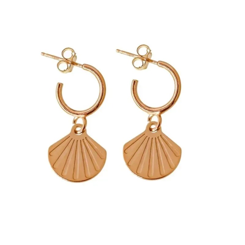 Aros Pendientes en Plata de Ley 925m chapados en oro aro de 12 mm. co