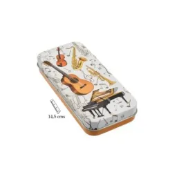 Guitarra Eléctrica Llavero metálico de 10 cm. y guitarra de 6 cm. esm