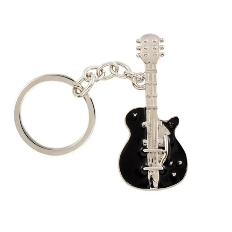 Guitarra Eléctrica Llavero metálico de 10 cm. y guitarra de 6 cm. esm