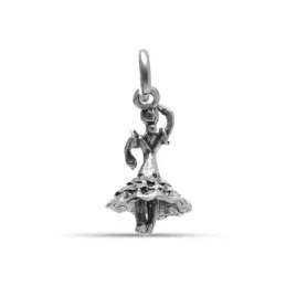 Flamenca Gitanilla Colgante Plata Ley 925m macizo 18 mm. imagen reali