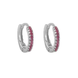 Aros Pendientes en Plata de Ley 925m chapados en oro con 10 mm. circo