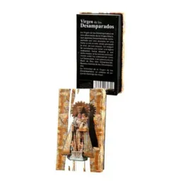 Virgen de los Desamparados Llavero metálico 11 cm. tamaño Virgen 6 cm