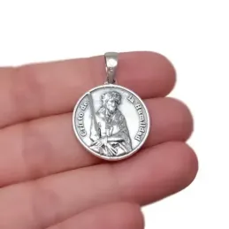 Cristo Humildad y Virgen de los Dolores de Málaga Medalla Escapulario