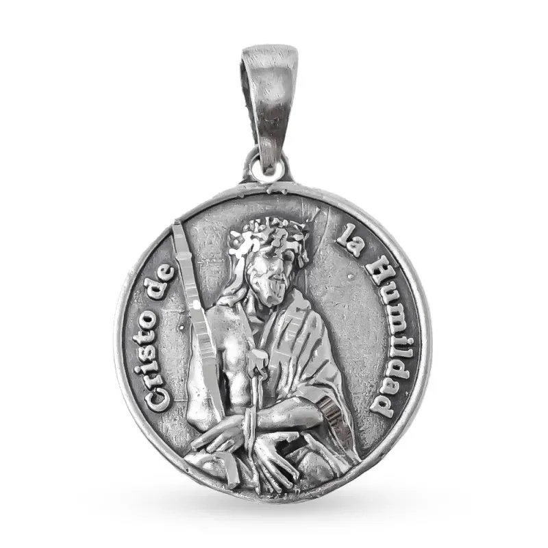 Cristo Humildad y Virgen de los Dolores de Málaga Medalla Escapulario