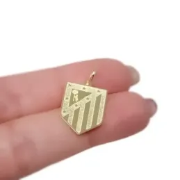 Atlético de Madrid Colgante Oro de 18k macizo con 18 mm. escudo actua
