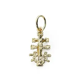Cruz oro 18k Carava 17mm. [8051]