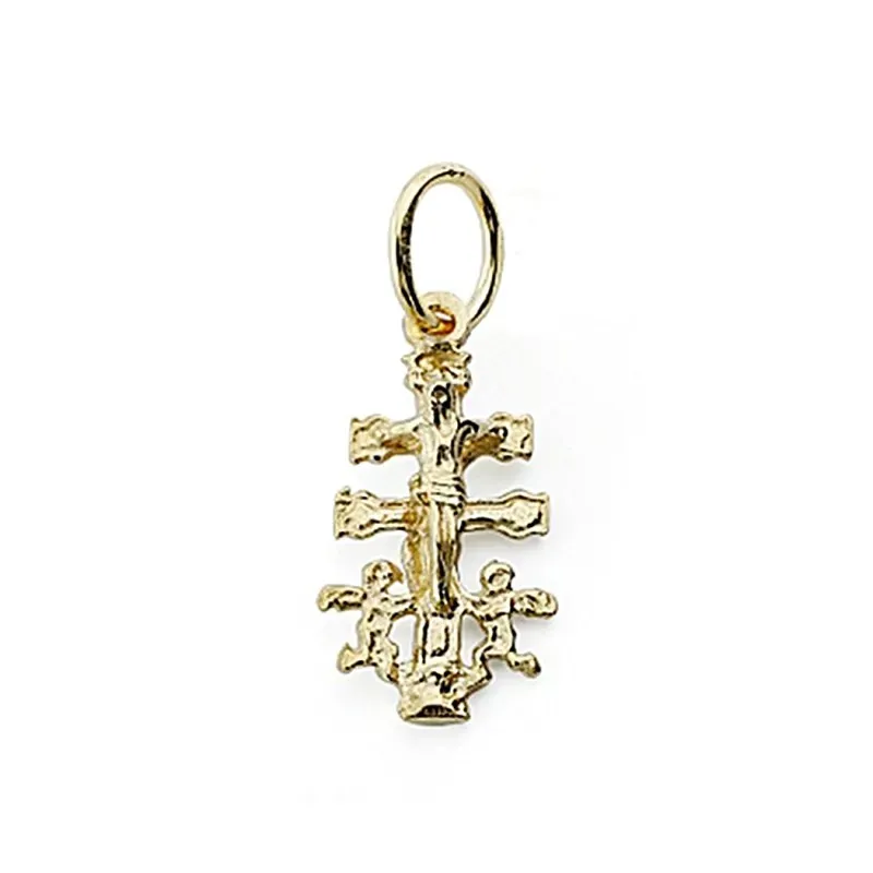 Cruz oro 18k Carava 17mm. [8051]