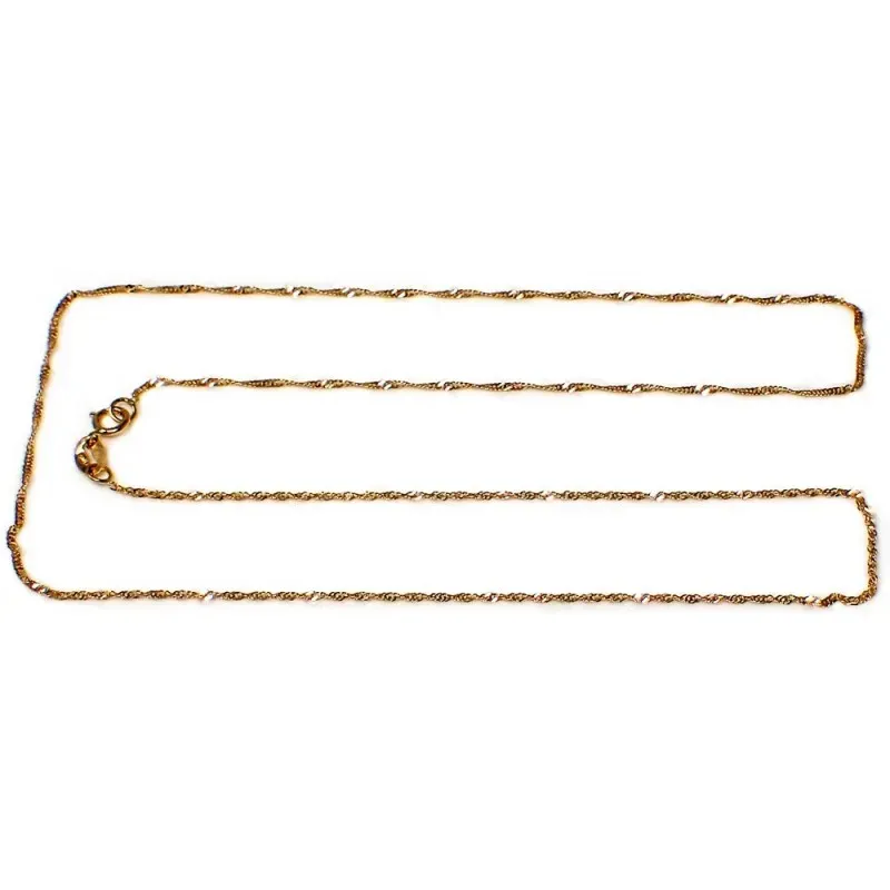 Cadena oro 18k maciza singapur 60 cm. 3 mm. 10.50 grs. [9531]