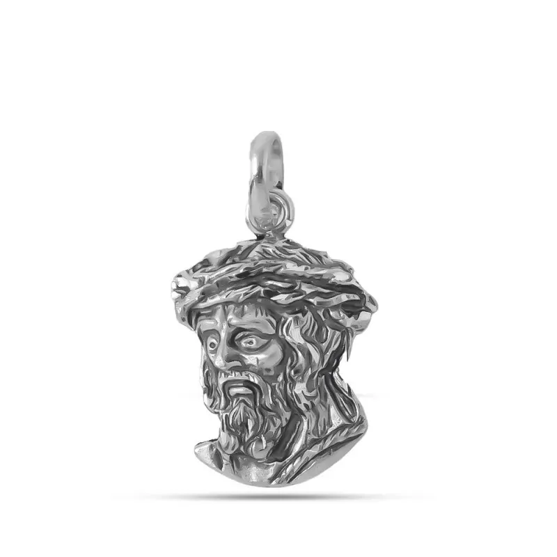 Nuestro Padre Jesús de los Afligidos Puente Genil Colgante Plata Ley