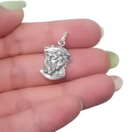 Nuestro Padre Jesús de los Afligidos Puente Genil Colgante Plata Ley