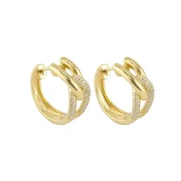 Aros Pendientes en Plata de Ley 925m chapados en oro con 18.5 mm. for
