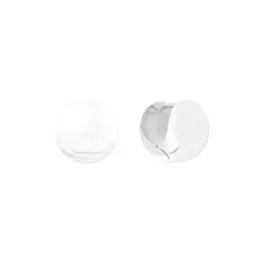 Aros Pendientes en Plata de Ley 925m de 12 mm. perfil redondo lisos
