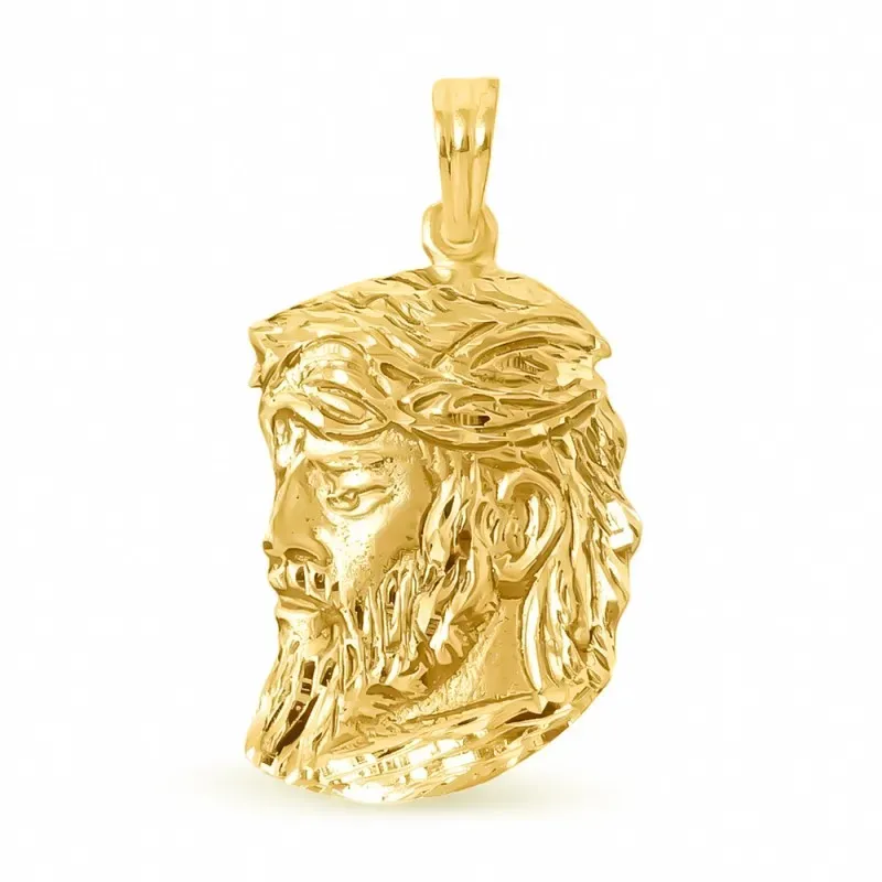 Cristo de los Gitanos Colgante en Oro de 18k silueta maciza de 43 mm.