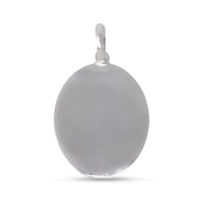 Cristo de Medinaceli Medalla Plata Ley 925m maciza 24 mm. ovalada det