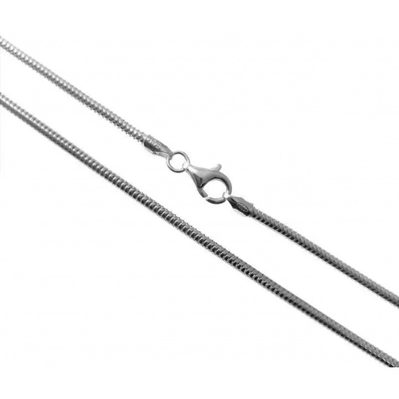 Cadena plata Ley 925m 70 cm. cola de topo 2,40 mm. lisa [AB3495]