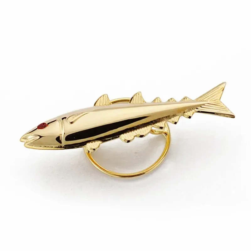Pin solapa 18k caballa Ceuta 27mm. [AA1996] atún pez