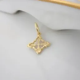 Cruz Mallorquina Colgante en Oro de 18k mini