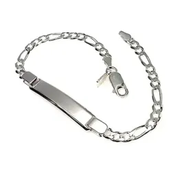 Esclava plata ley 925m alternada 3x1 [AB0510GR]