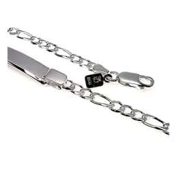 Esclava plata ley 925m alternada 3x1 [AB0510GR]