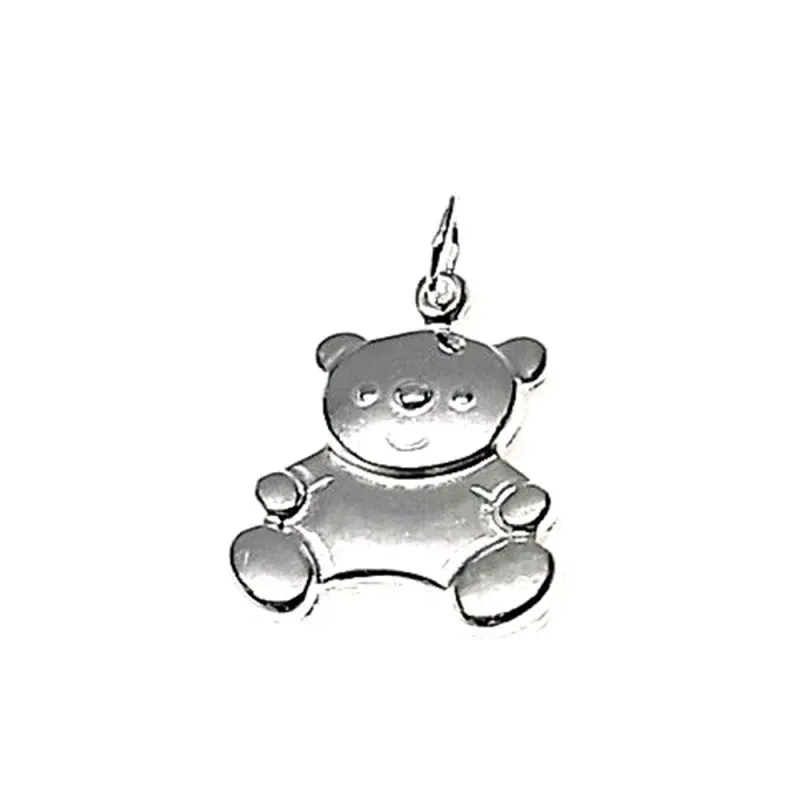 Colgante plata ley 925m lis osito pequeño [AB0560]