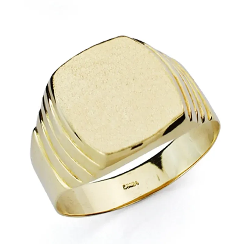 Sello oro 9k caballero televisor galloneado [AB3858]