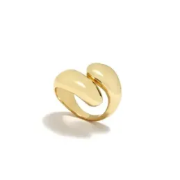 Sortija Pertegaz Chapado Oro mujer TEARS chapada oro abierta forma ca