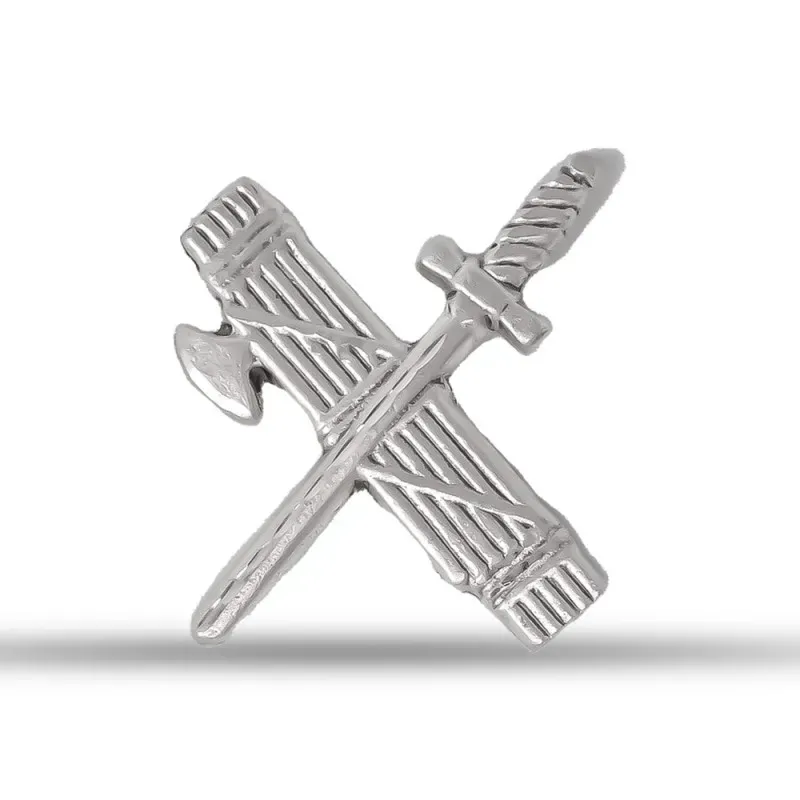 Insginia Emblema Guardia Civil Pin Plata Ley 925m macizo 22 mm. pin c