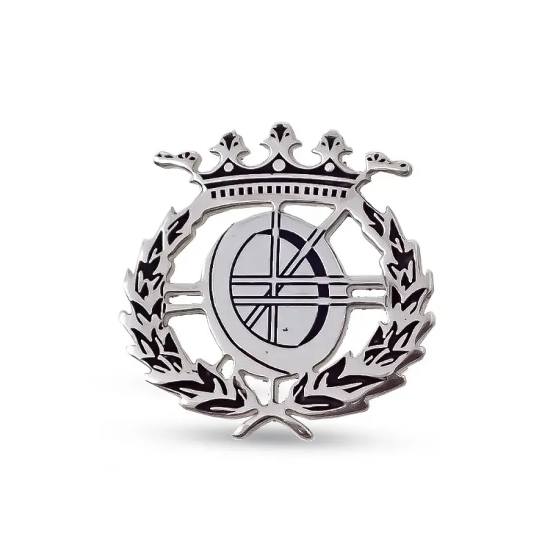 Insignia Profesional de Informática en Plata de Ley 925m de 18 mm. al