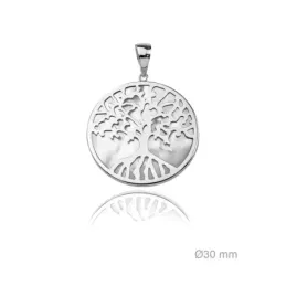 Árbol de la Vida Colgante en Plata de Ley 925m con 30 mm. amuleto rod