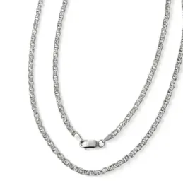 Cadena Cordoncillo en Plata de Ley 925m con 50 cm. ancho de 3 mm.