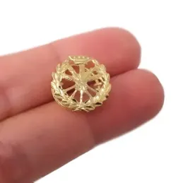 Ingeniero Agrónomo Insignia Profesional escudo oro 18k 15 mm. alfiler