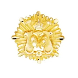 Asesor Físcal Insignia Profesional Escudo Oro 18k unisex 17 mm. alfil