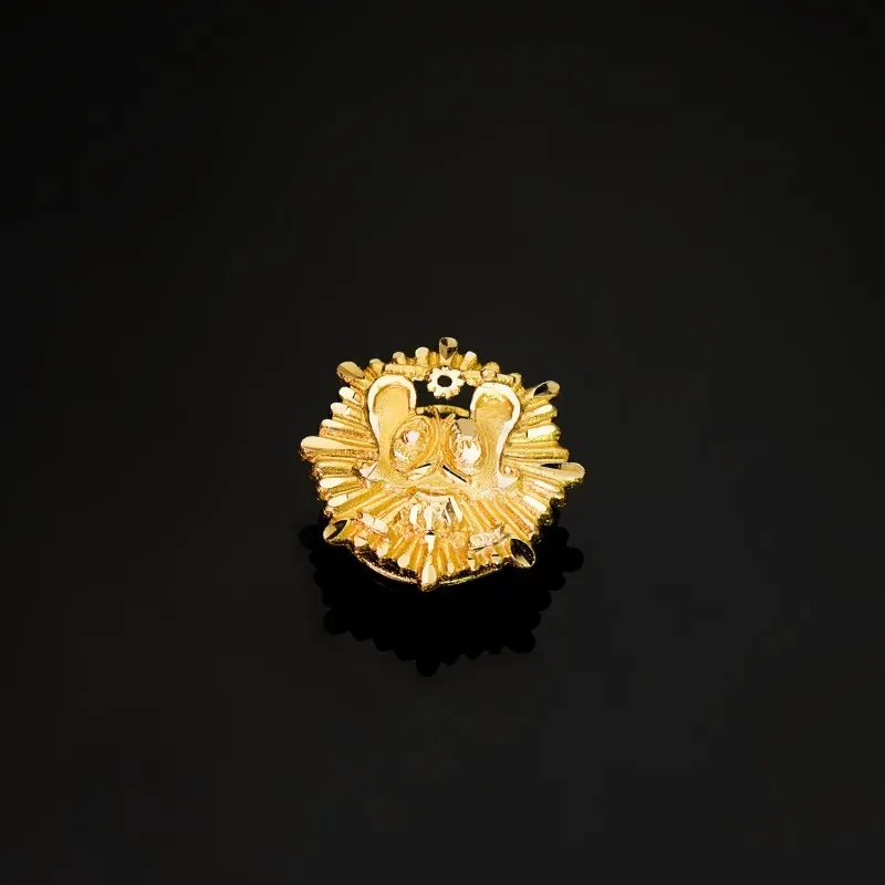 Asesor Físcal Insignia Profesional Escudo Oro 18k unisex 17 mm. alfil
