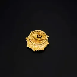 Asesor Físcal Insignia Profesional Escudo Oro 18k unisex 17 mm. alfil