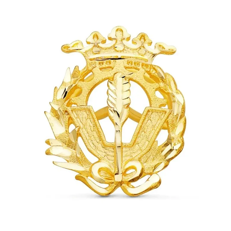 Ciencias Políticas Y Económicas Insignia Profesional Escudo Oro 18k u