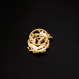 Ciencias Políticas Y Económicas Insignia Profesional Escudo Oro 18k u