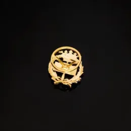 Ciencias Geológicas Insignia Profesional Escudo Oro 18k unisex 17 mm.