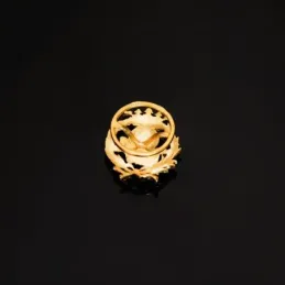 Geografía Insignia Profesional Escudo Oro 18k unisex 17 mm. alfiler p