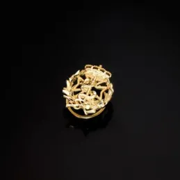 Odontología Insignia Profesional Escudo Oro 18k unisex 17 mm. alfiler