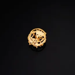 Odontología Insignia Profesional Escudo Oro 18k unisex 17 mm. alfiler
